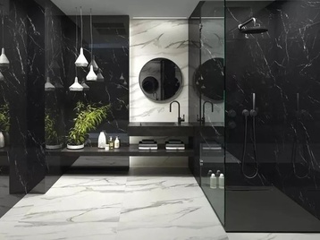 Луксозен гранитогрес Nero Marquina