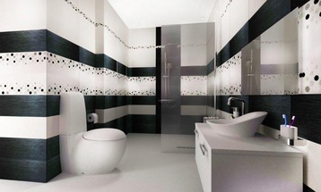 Фаянс и теракота Glitter Black and White